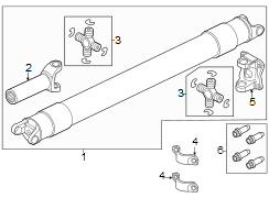 Image of Drive Shaft image for your 2015 Ford F-350 Super Duty   