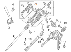 Image of Automatic Transmission Shift Lever image for your 2003 Ford F-150 4.6L Triton (Romeo) V8 A/T RWD King Ranch Extended Cab Pickup Fleetside 