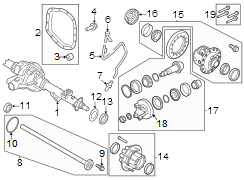 Image of Differential Carrier image for your 2002 Ford F-350 Super Duty   