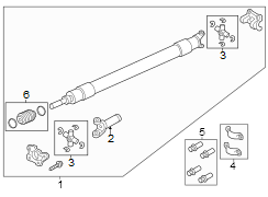 Image of Drive Shaft Slip Yoke image for your Ford F-350 Super Duty  