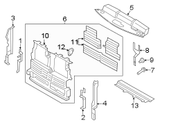 Image of Radiator Support Air Deflector (Lower) image for your Lincoln Nautilus  