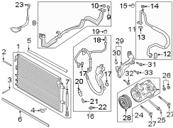 Image of A/C Compressor Bracket image for your 2018 Lincoln MKZ Select Hybrid Sedan  