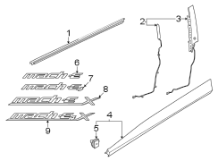 Image of Door Molding (Lower) image for your Ford Mustang Mach-E  