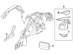 Image of Wheel Housing Side Panel (Rear) image for your 2013 Ford Transit Connect   