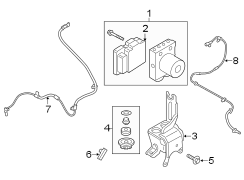 Image of ABS Hydraulic Assembly image for your 2023 Ford F-150   