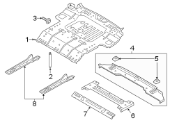 Image of Floor Extension (Front) image for your 1986 Ford E-250 Econoline   