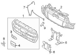 Image of Drive Motor Battery Pack Charging Port Door image for your 2019 Lincoln MKZ Reserve II Hybrid Sedan  