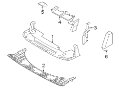 Image of Radiator Support Baffle (Upper) image for your 1997 Ford F-150   