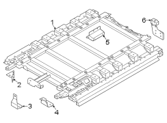 Image of Drive Motor Battery Pack Tray image for your 2022 Ford E-Transit   