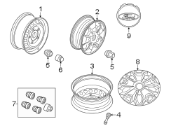 Image of Wheel Fastener Cover image for your Ford Transit-350  