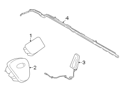 Image of Curtain Air Bag image for your 2022 Ford F-150  XL Extended Cab Pickup Fleetside 