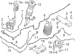 Image of Suspension Ride Height Sensor (Front) image for your 1994 Ford F-150   