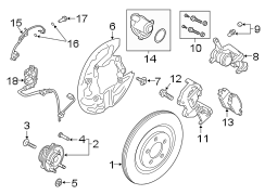 Image of Wheel Bearing and Hub Assembly (Rear) image for your 2024 Ford F-150   