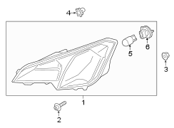 Image of Parking Light Assembly image for your 2014 Ford F-150 3.7L V6 CNG A/T 4WD STX Crew Cab Pickup Fleetside 