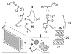 Image of A/C Refrigerant Liquid Hose image for your 2009 Ford Ranger   