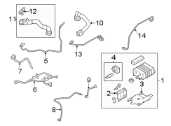 Image of Oxygen Sensor (Upper) image for your 2016 Ford Focus   