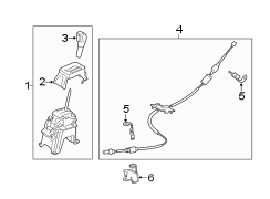 Image of Automatic Transmission Shifter Cable image for your Ford F-350 Super Duty  