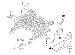 Image of Seat Track Adjust Mechanism image for your 2004 Ford Expedition   