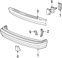 Image of Energy absorber. image for your 1985 Dodge Daytona 2.2L M/T Base Hatchback 