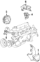 ENGINE / TRANSAXLE. ENGINE & TRANS MOUNTING.