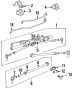 Inner Tie rod nut. Part is included in Tie.