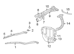 WINDSHIELD. WIPER & WASHER COMPONENTS.