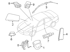 RESTRAINT SYSTEMS. AIR BAG COMPONENTS.