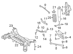 REAR SUSPENSION. SUSPENSION COMPONENTS.