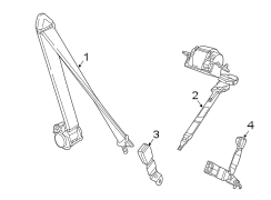 RESTRAINT SYSTEMS. REAR SEAT BELTS.