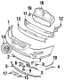 FRONT BUMPER. BUMPER & COMPONENTS.