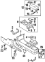 Bracket. Console. (Front). Bracket used for the.