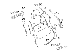 RETRACTABLE TOP. MOTOR & COMPONENTS.