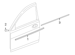 DOOR. EXTERIOR TRIM.