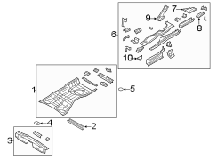 REAR BODY & FLOOR. FLOOR & RAILS.