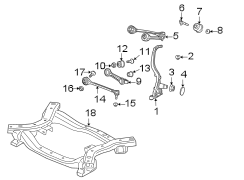 FRONT SUSPENSION. SUSPENSION COMPONENTS.