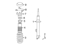 FRONT SUSPENSION. STRUTS & COMPONENTS.