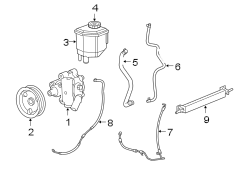 STEERING GEAR & LINKAGE. PUMP & HOSES.