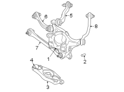 REAR SUSPENSION. SUSPENSION COMPONENTS.