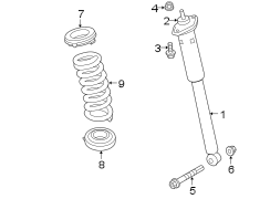 REAR SUSPENSION. SHOCKS & COMPONENTS.