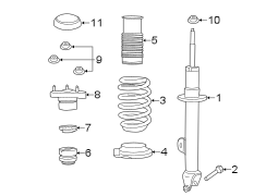 FRONT SUSPENSION. STRUTS & COMPONENTS.