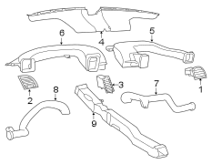 INSTRUMENT PANEL. DUCTS.