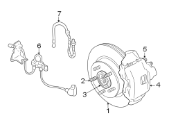 FRONT SUSPENSION. BRAKE COMPONENTS.