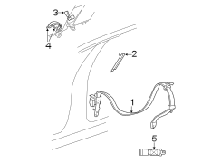 RESTRAINT SYSTEMS. FRONT SEAT BELTS.