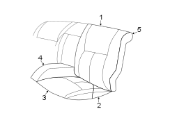 SEATS & TRACKS. REAR SEAT COMPONENTS.