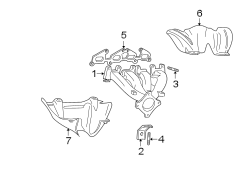 EXHAUST SYSTEM. MANIFOLD.