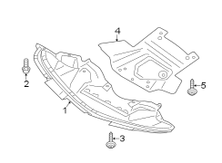 Radiator Support Splash Shield (Lower)