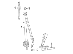 RESTRAINT SYSTEMS. FRONT SEAT BELTS.