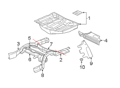 REAR BODY & FLOOR. FLOOR & RAILS.