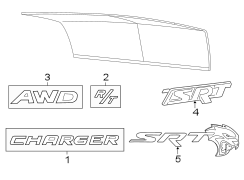 TRUNK LID. EXTERIOR TRIM.