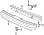 Image of Energy absorber. image for your 1987 Dodge Daytona 2.2L M/T Base Hatchback 